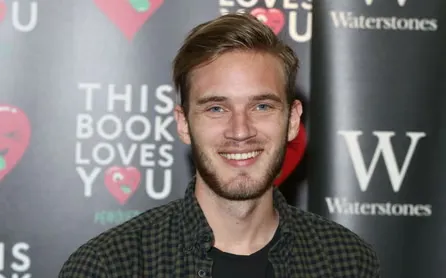 PewDiePie portrait in 2025 reflecting on his net worth