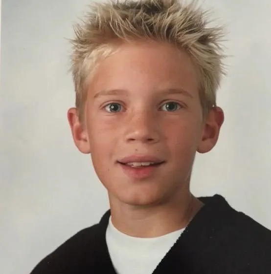 Young PewDiePie childhood photo in Sweden